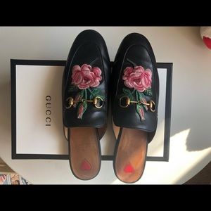 **SOLD**Gucci Princetown Bloom Floral Mule size 41